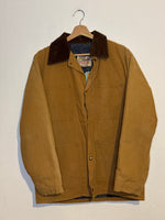 (RR3288) Vintage Wool Blanket Lined Canvas Chore Coat