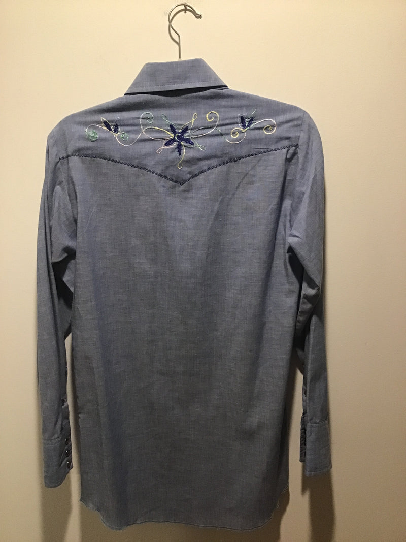 (RRSG156) Embroidered western shirt