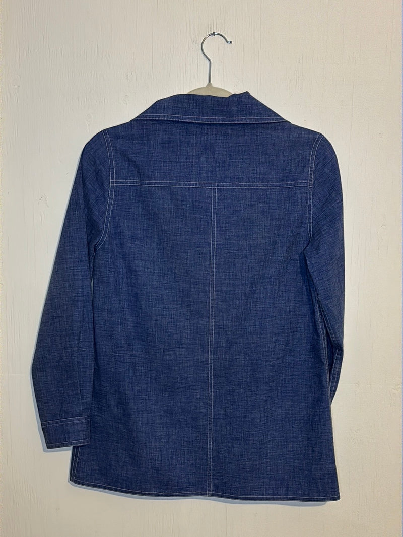 (RR3051) 70s Lightweight Button Down Chore Coat