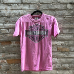 (RR2984) Harley Davidson ‘Loess Hills’ Pink Graphic Moto T-Shirt