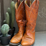 (RR3060) Tony Lama 70's Brown Cowboy Boot