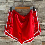 (RR2978) Vintage Red Athletic Shorts