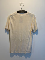 (RR3339) Paper Thin Single Stitch White T-Shirt