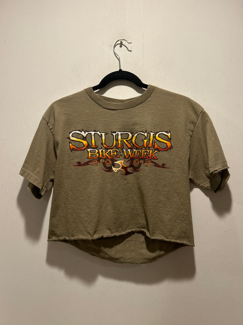 (0625RR3795) 07’ Sturgis Bike Week Cropped T-Shirt
