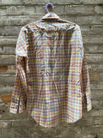 (RR3176) Vintage GWG G.Dubs Pearl Snap Western Button Down