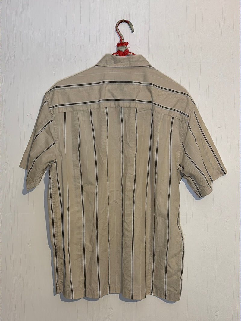 (RR2815) Vintage Arnold Palmer Striped Cabana Button Down Shirt