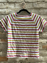 (RR2990) Vintage Single Stitch Striped T-Shirt