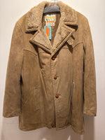 (0125RR3572) Men’s Suede Car Coat&nbsp;