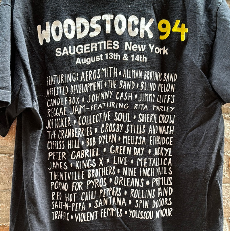 (RR2985) Vintage ‘Woodstock ‘94’ Graphic Festival T-Shirt*