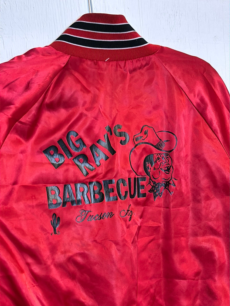 (RR2952) Vintage ‘Big Ray’s Barbeque’ Satin Jacket