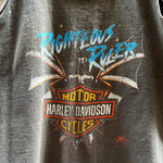 (RR2983) Vintage Harley Davidson ‘Righteous Ruler’ Graphic Moto T-Shirt