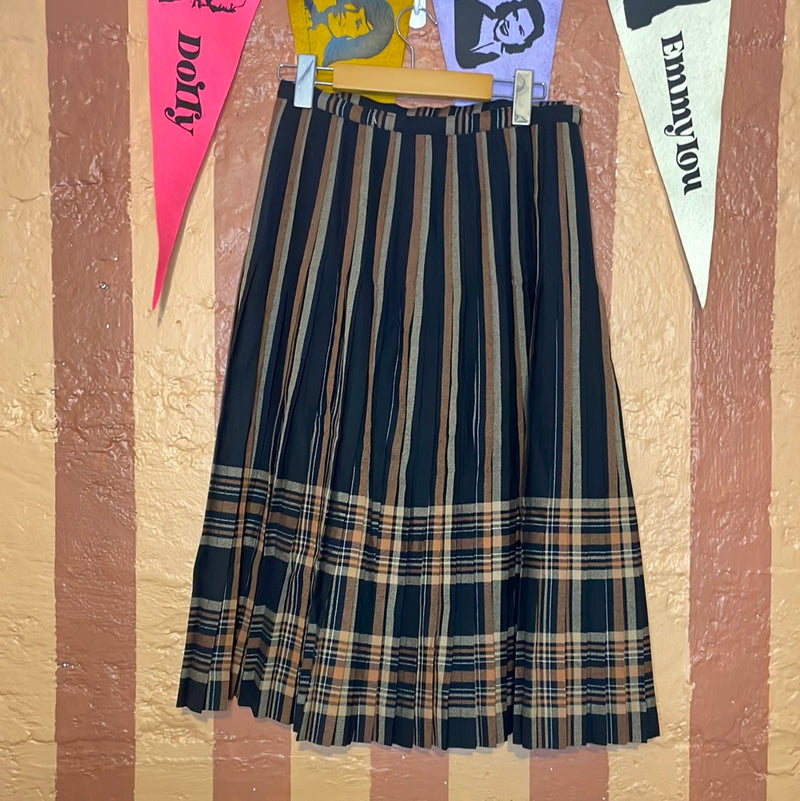 (RR2263) Mid-Length Pleated Skirt