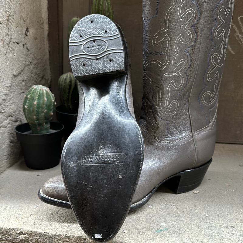 (RR3070) Dark Grey Cowboy Boot