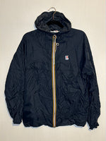 (RR2887) Vintage Navy Blue K-Way Rain Jacket