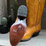 (RR3068) Deerskin Tan 70's Vintage Cowboy Boot