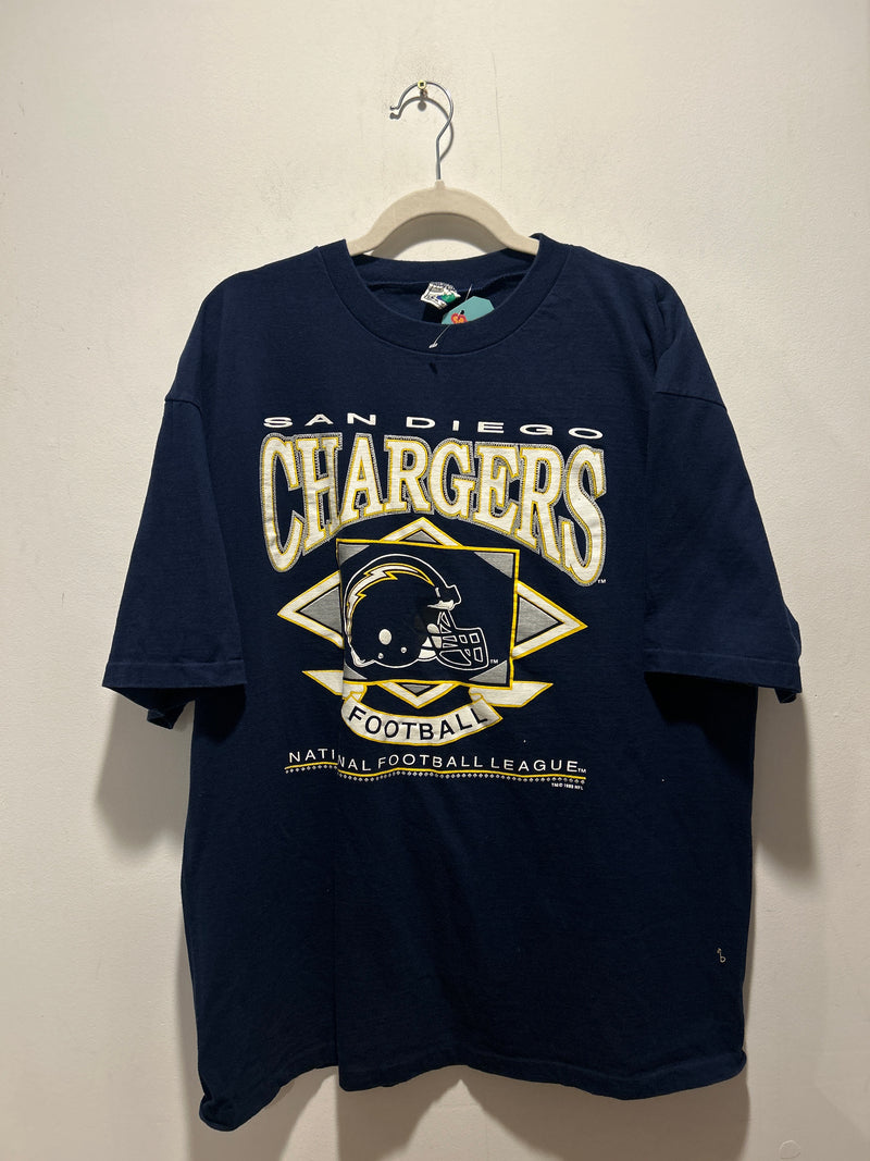 (0625RR3790) 93’ San Diego Chargers Football T-Shirt