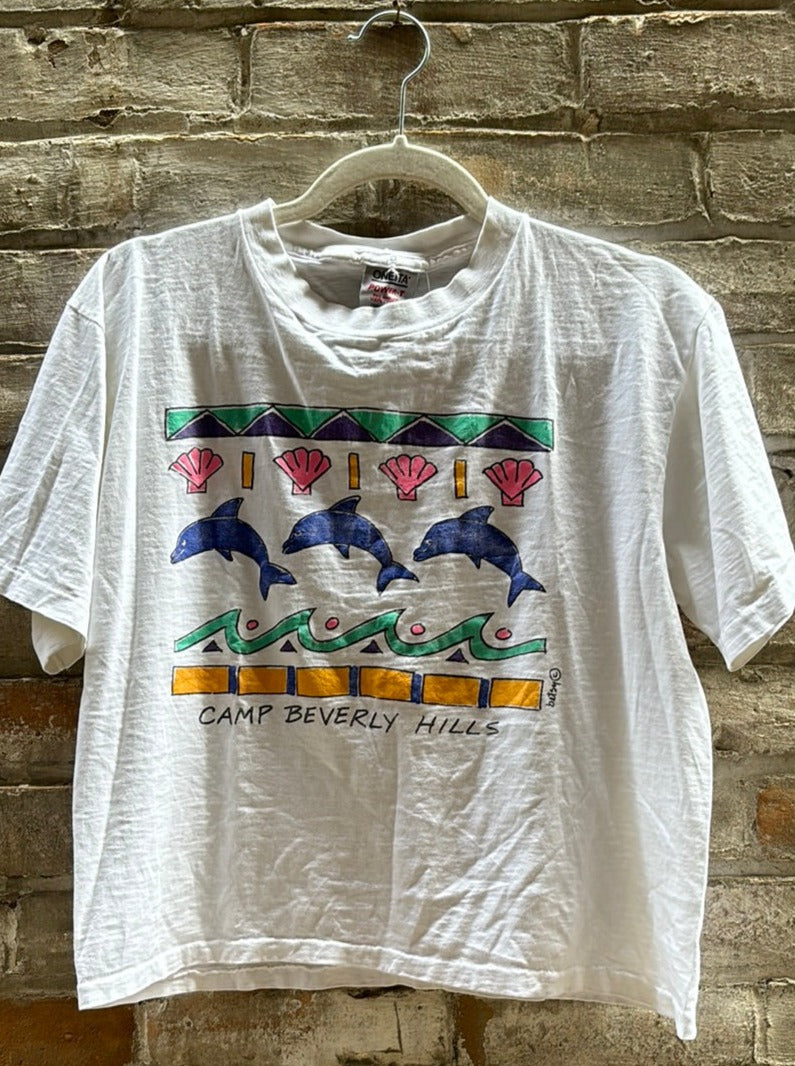 (RR2988) Vintage Single Stitch ‘Camp Beverly Hills’ Graphic T-Shirt