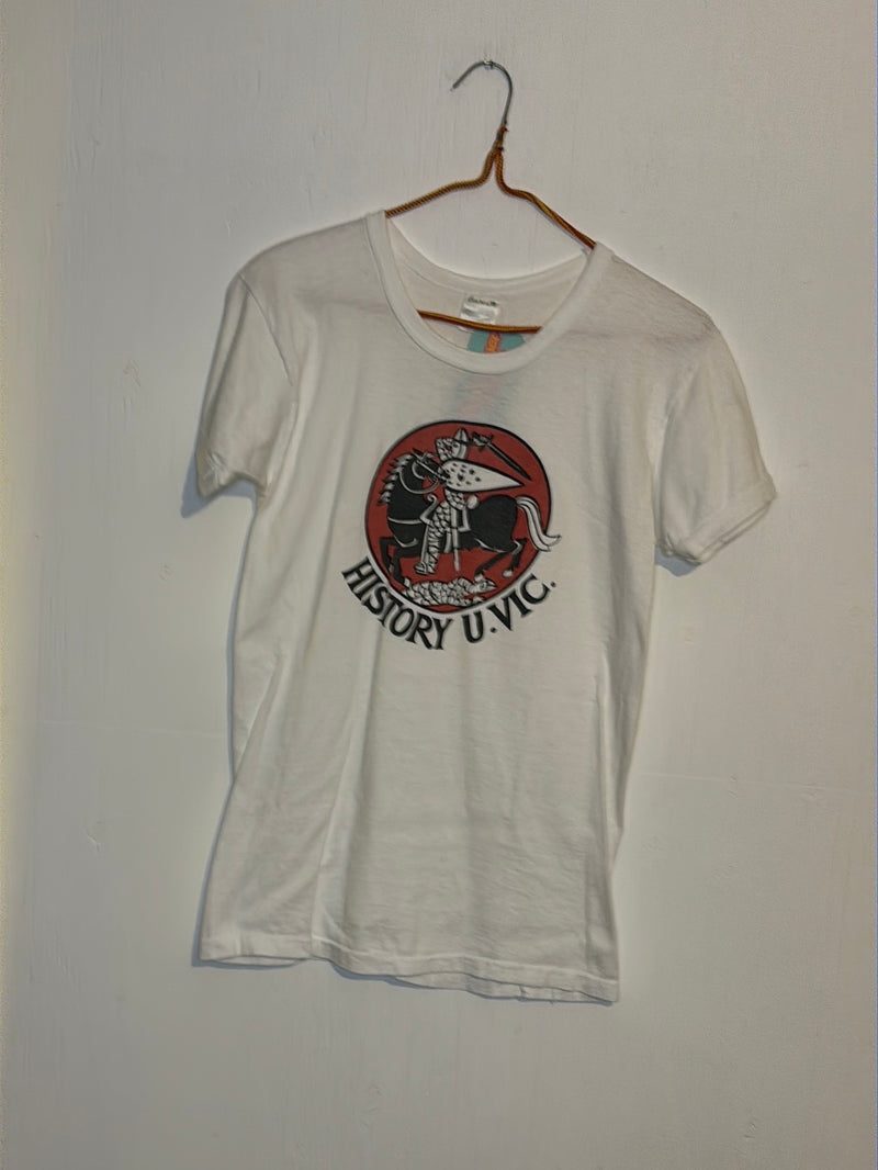 (RR3001) Vintage Single Stitch U Vic Graphic T-Shirt