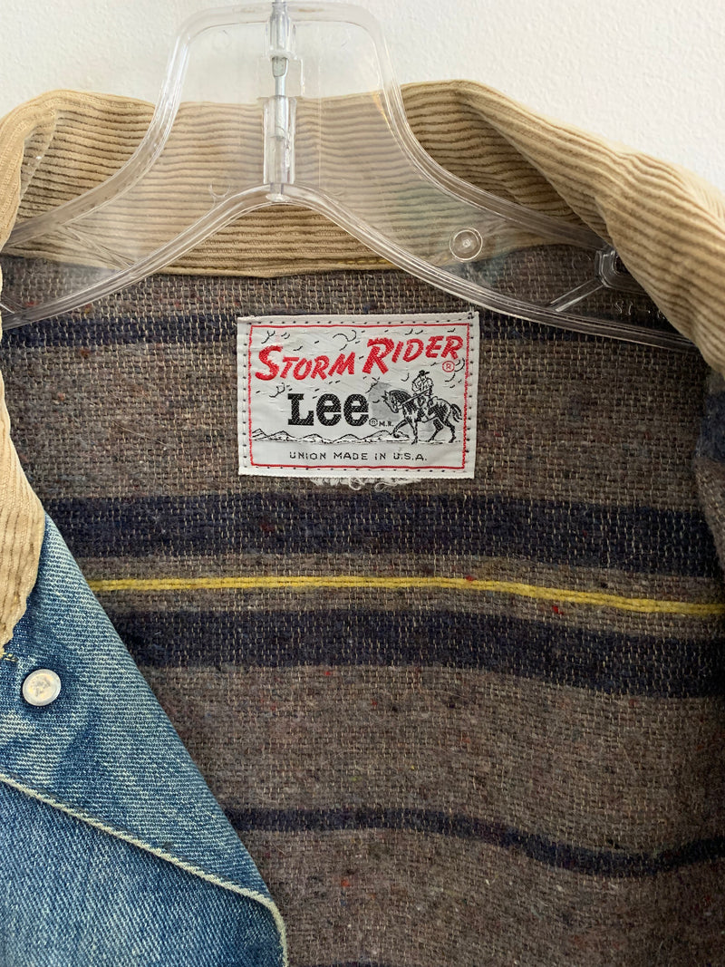 (RR3466) 70s Wool Lined Lee Storm Rider