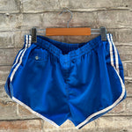 (RR2976) Vintage Lined Blue Swim Shorts