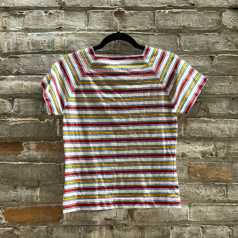 (RR2990) Vintage Single Stitch Striped T-Shirt