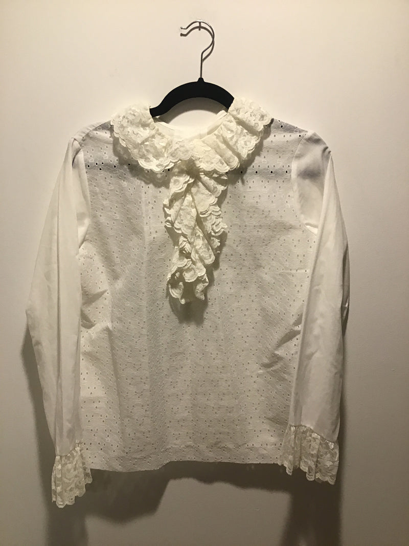 (RRSG165) Handmade ruffled blouse