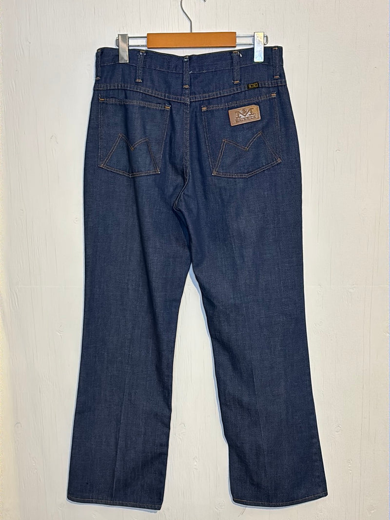 (RR2936) Vintage Darkwash Straight Leg Jeans