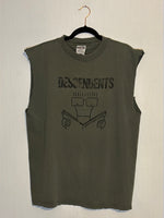 (RR2826)’Descendents’ Cut Off Sleeve Graphic T-Shirt