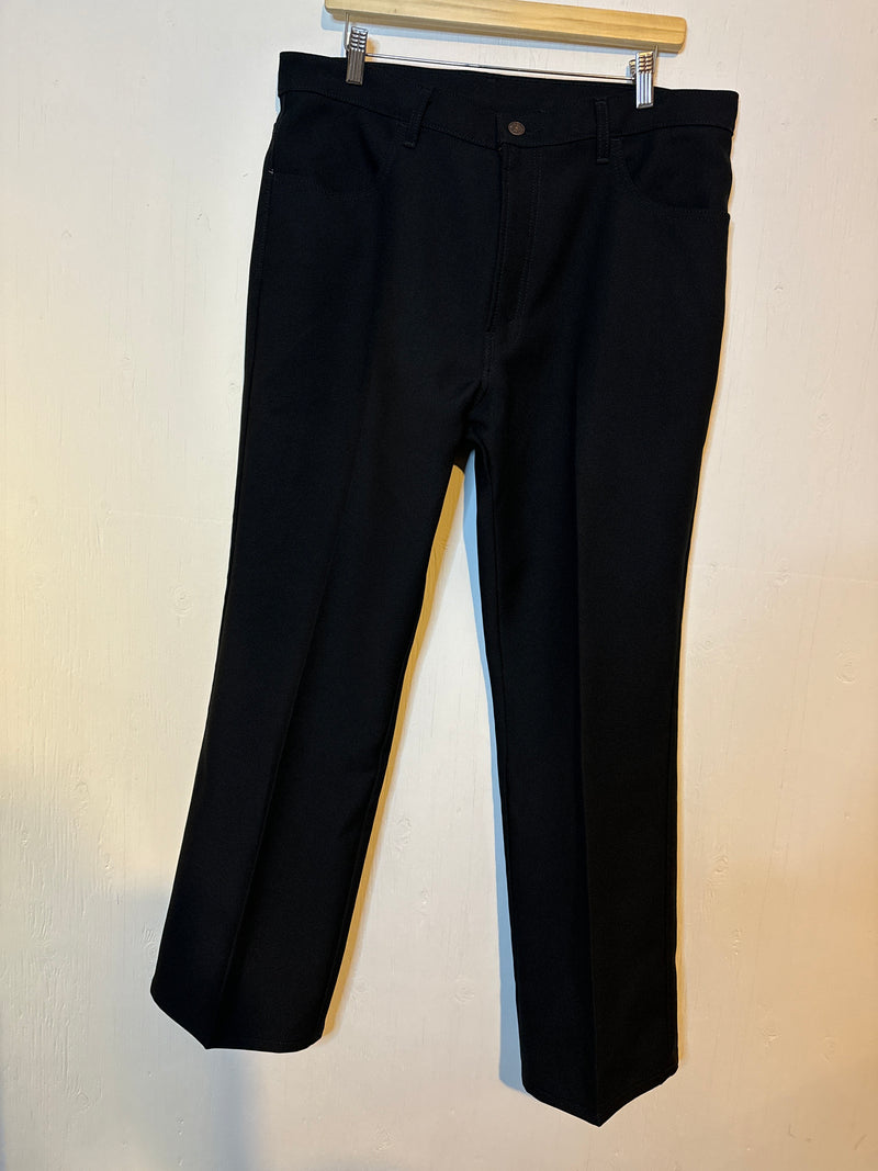 (RR3123) Levis Polyester Black Dress pant