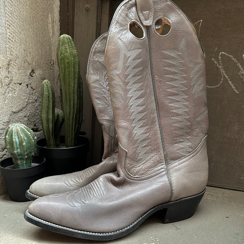 (RR3063) Grey Boutlet Cowboy Boots