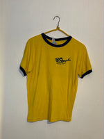 (RR3002) Vintage Single Stitch Yellow Ringer T-Shirt