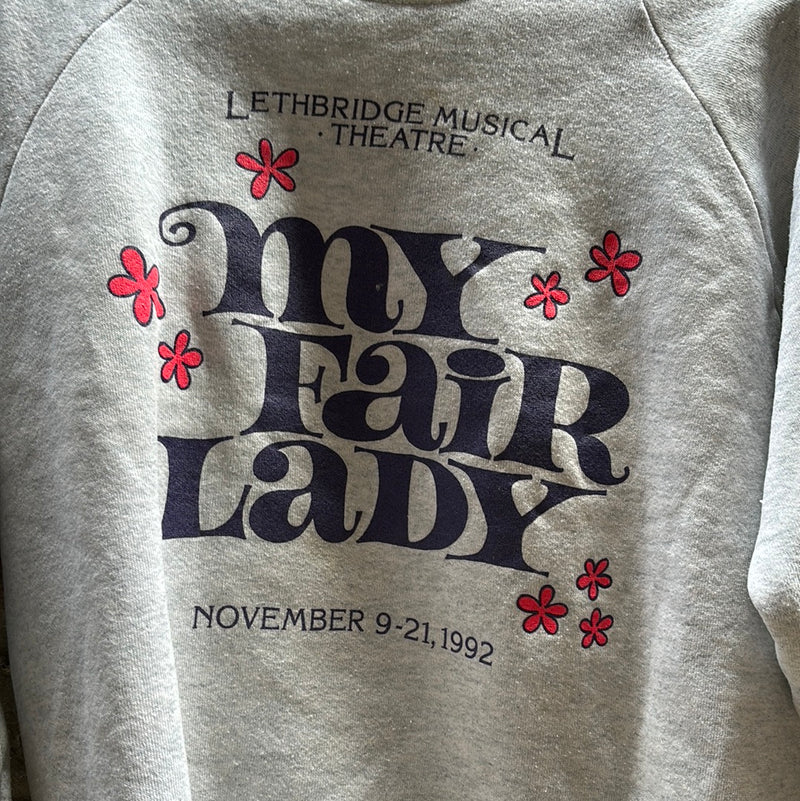 (RR2995) Vintage ‘My Fair Lady’ Graphic Crewneck Sweatshirt