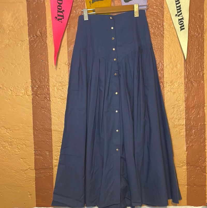 (RR2261) Western Cut Vintage Mid-Length Skirt