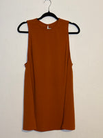 (RR3260) Orange Shift Dress