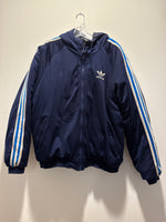 (RR3304) Heavy Quilted Hooded Adidas Zip up