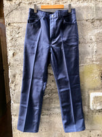 (RR2351) Deep Blue Straight Leg Trousers