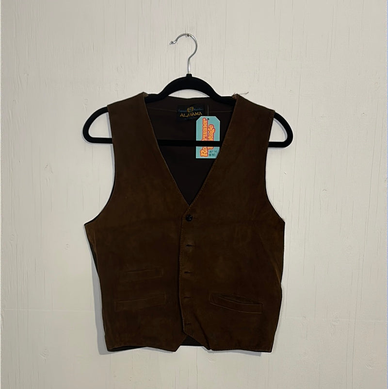 (RR2905) Vintage Brown Vest