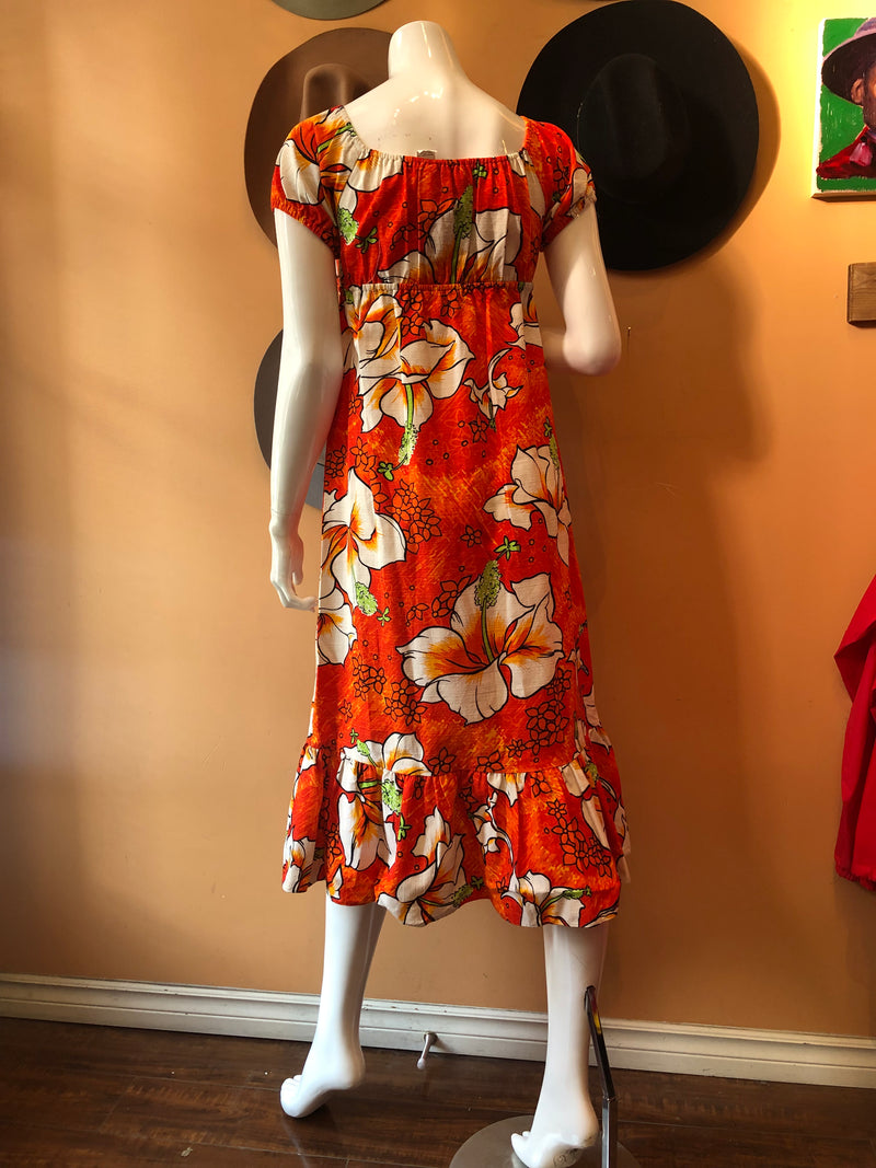 (RR852) Vintage Hawaiian Dress
