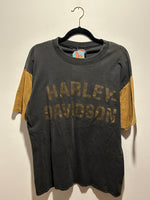 (RR3373) 90s Harley 2-Tone Raglan