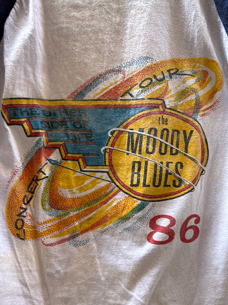 (RR2961) Vintage “The Moody Blues The Other Side of Life Tour” Graphic Band T-Shirt*