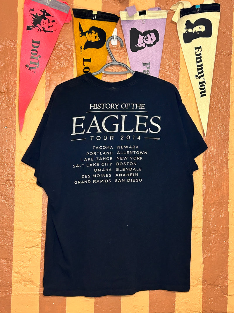 (RR1729) Eagles History Tour (2014) T-Shirt