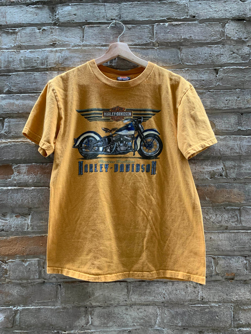 (RR2429) Winnipeg Harley Davidson Yellow T-Shirt