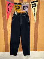 (RR1762)1970's Vintage GWG Ultra High Rise Trouser Denim