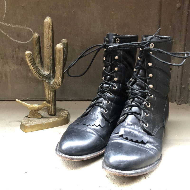 (RR1934) Lace Up Ropers