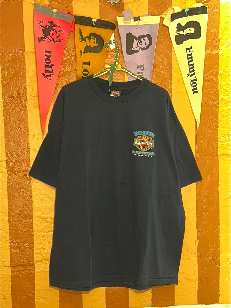 (RR2189) Maui Harley Davidson Hawaii T-Shirt*