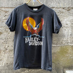 (RR1813) 70’s Harley Davidson Ringer T-Shirt*