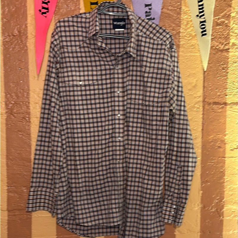 (RR2041) Wrangler Snap Button Western Shirt