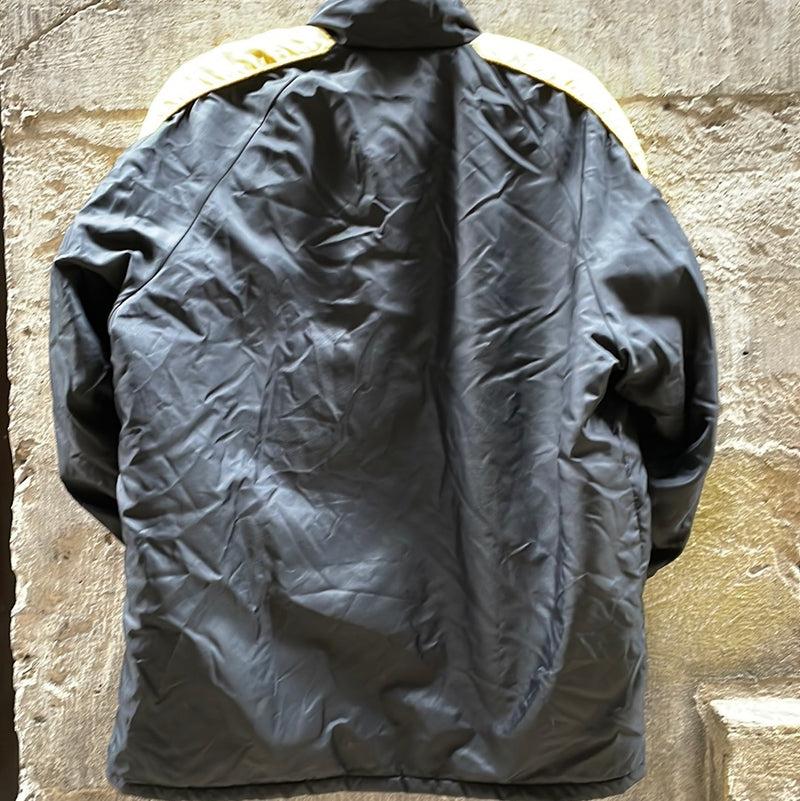 (RR2251) Black & Yellow Heavy Weight Satin