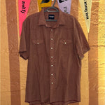 (RR2044) Wrangler Short Sleeve Pearl Snap Button Shirt