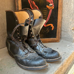 (RR2067) Black Roper Boots